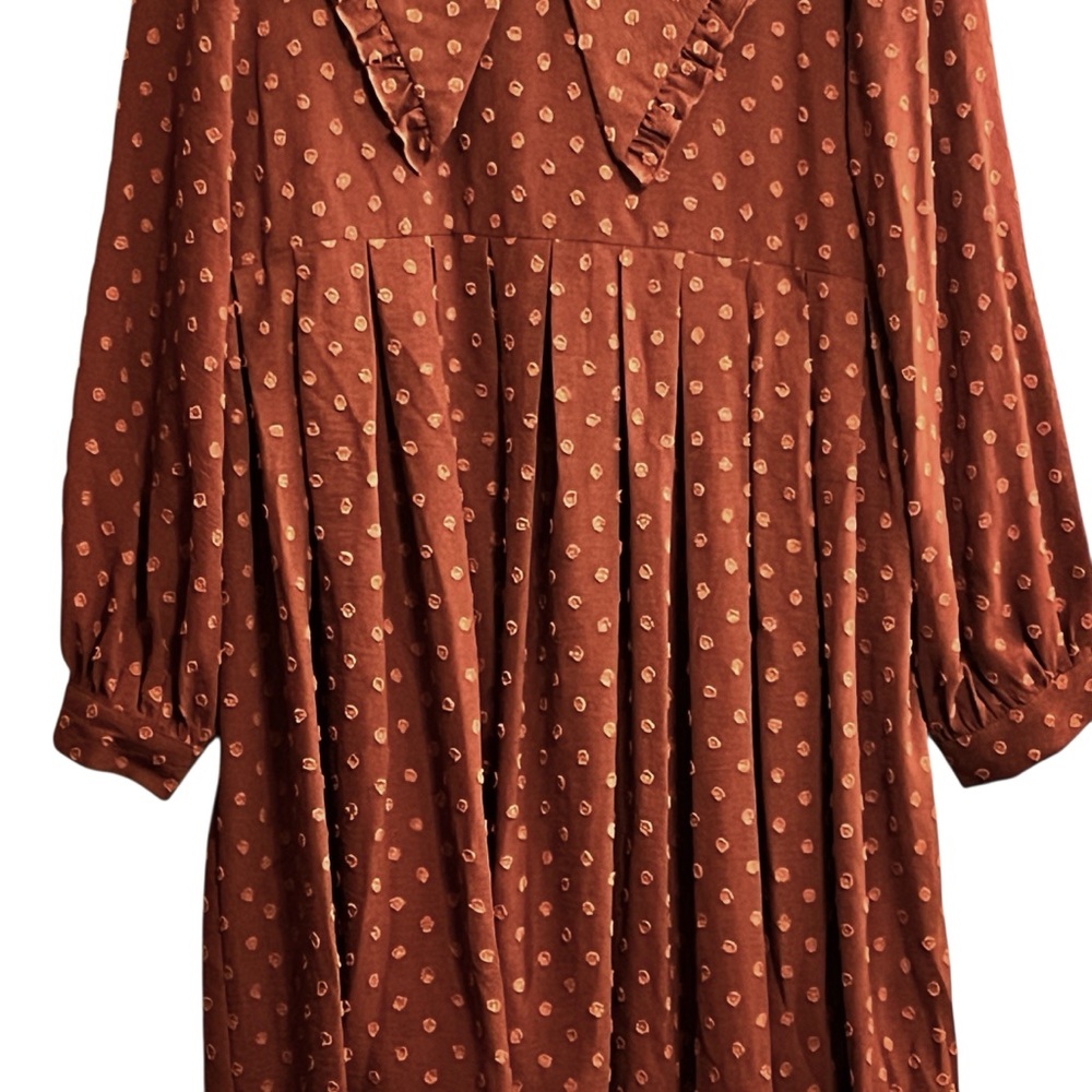 Tea N Rose Cottagecore Empire Waist Floral Dress Women’s Large - Picture 5 of 12